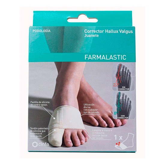 CORRECTOR JUANETE FARMALASTIC TALLA PEQUEÑA Imagen de CORRECTOR JUANETE FARMALASTIC TALLA PEQUEÑA