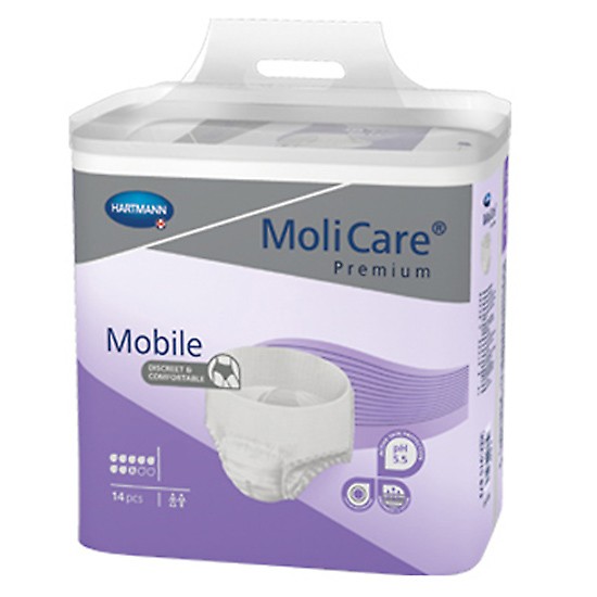Molicare Premium Mobile 8 Gotas Talla M 14 unidades Imagen de Molicare Premium Mobile 8 Gotas Talla M 14 unidades