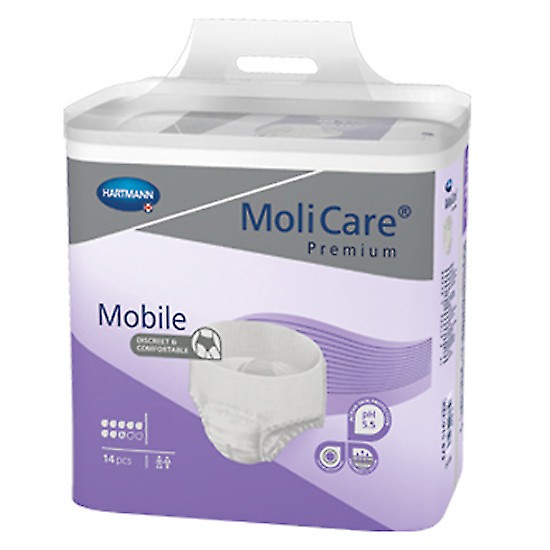 Molicare Premium Mobile 8 gotas Talla L 14u Imagen de Molicare Premium Mobile 8 gotas Talla L 14u