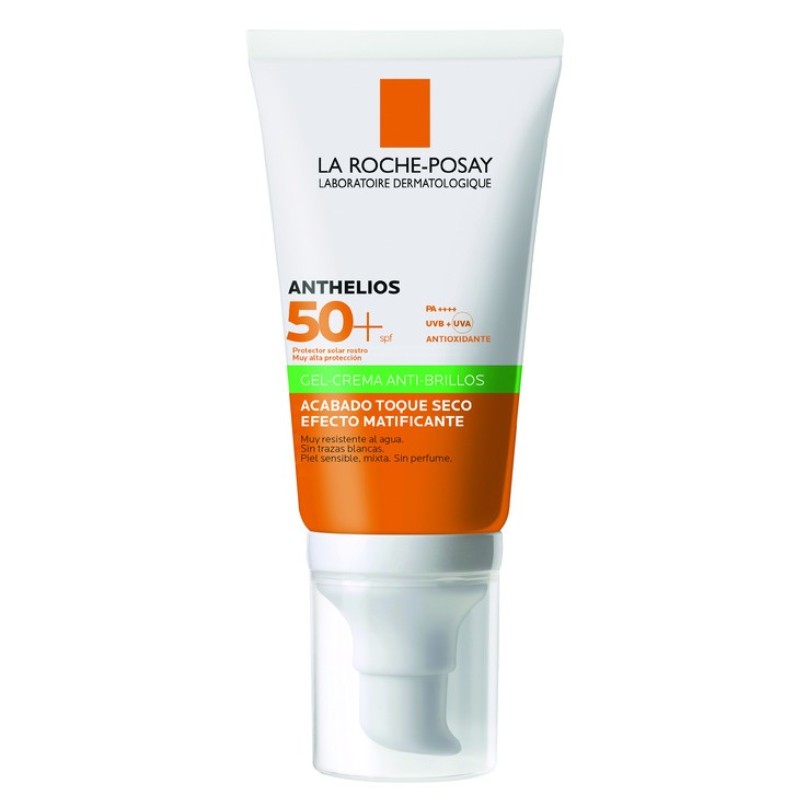 La Roche Posay Anthelios protector Gel Crema Toque Seco SPF50+ 50ml Imagen de La Roche Posay Anthelios protector Gel Crema Toque Seco SPF50+ 50ml