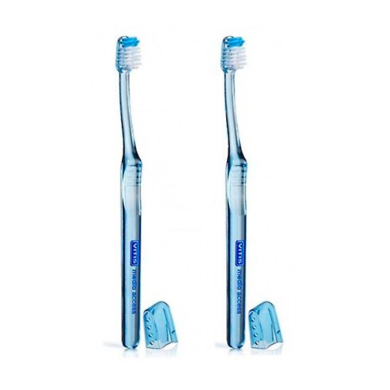 Vitis cepillo dental access medio 2uds Imagen de Vitis cepillo dental access medio 2uds