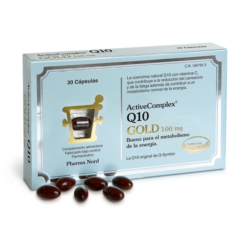 ACTIVE COMPLEX Q10 GOLD 100MG 30 CAPS Imagen de ACTIVE COMPLEX Q10 GOLD 100MG 30 CAPS