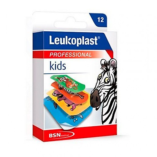 Leukoplast pro kids zoo surtido 12 tiras Imagen de Leukoplast pro kids zoo surtido 12 tiras