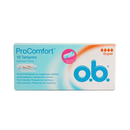 Tampones o.b. procomfort super 16 uds. Imagen de Tampones o.b. procomfort super 16 uds.