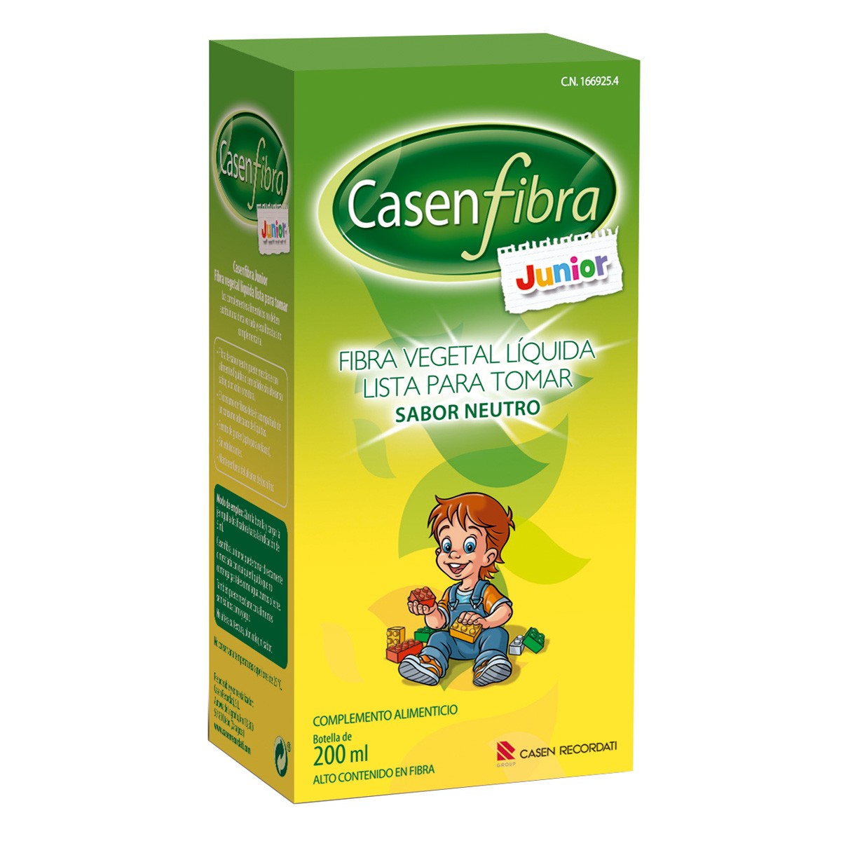 Casenfibra Junior liquido botella 200ml Imagen de Casenfibra Junior liquido botella 200ml
