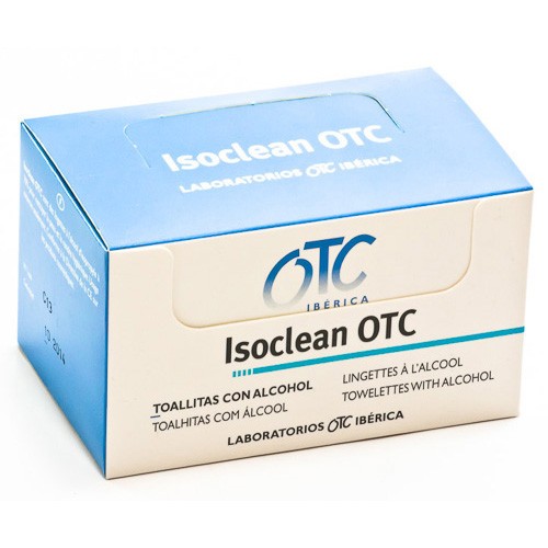 OTC Isoclean toallitas alcohol 50uds Imagen de OTC Isoclean toallitas alcohol 50uds