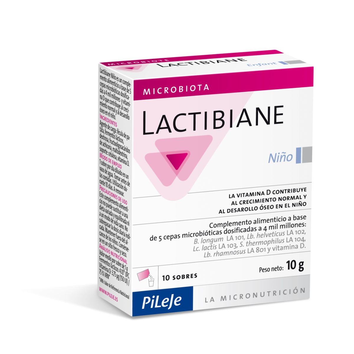 Pileje Lactibiane enfant 10 sobres Imagen de Pileje Lactibiane enfant 10 sobres