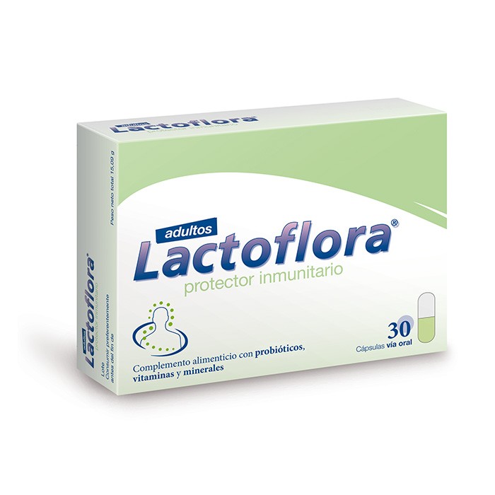 LACTOFLORA ADULTOS PROT. INMUNITARIO 30C Imagen de LACTOFLORA ADULTOS PROT. INMUNITARIO 30C