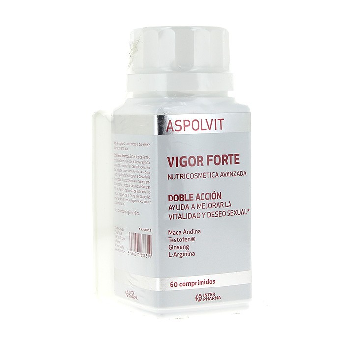ASPOLVIT VIGOR FORTE 60 CAPSULAS Imagen de ASPOLVIT VIGOR FORTE 60 CAPSULAS