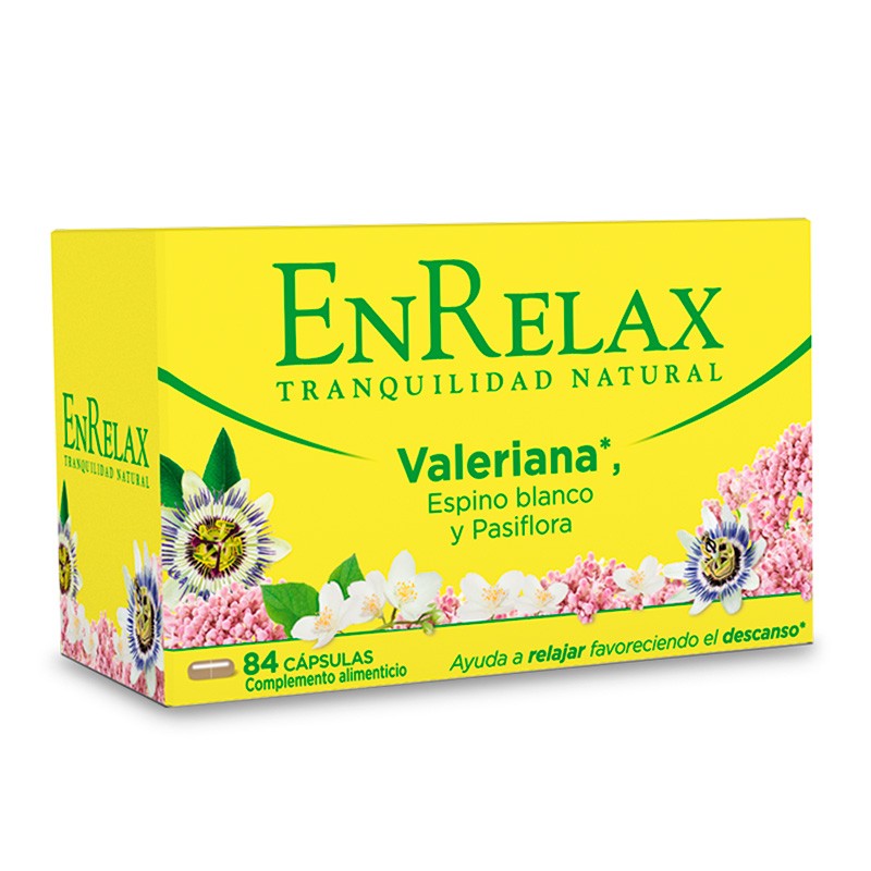 Enrelax Valeriana 84 cápsulas Imagen de Enrelax Valeriana 84 cápsulas