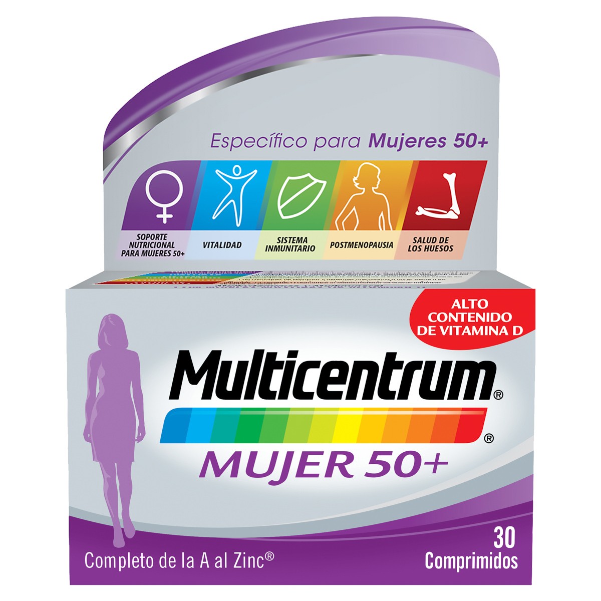 Multicentrum mujer 50+ comprimidos Imagen de Multicentrum mujer 50+ comprimidos