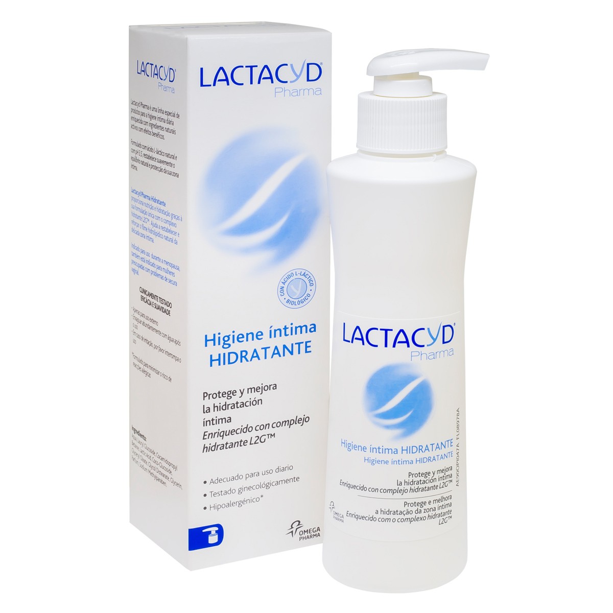 Lactacyd Pharma Hidratante 250ml. Imagen de Lactacyd Pharma Hidratante 250ml.