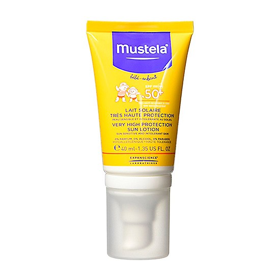 Mustela Leche Solar rostro 50+ 40ml Imagen de Mustela Leche Solar rostro 50+ 40ml
