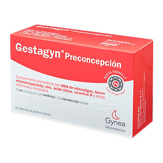 Gestagyn preconcepcion dha 30 cápsulas Imagen de Gestagyn preconcepcion dha 30 cápsulas