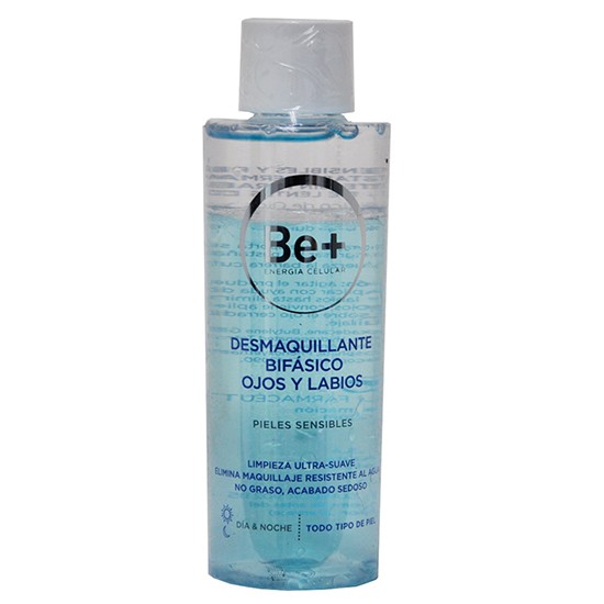 Be+ Desmaquillante bifásico ojos y labios 150ml Imagen de Be+ Desmaquillante bifásico ojos y labios 150ml