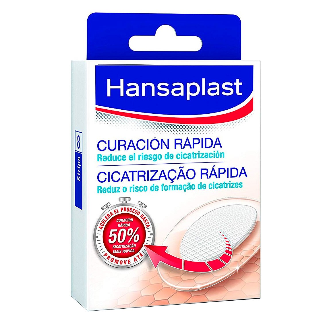 Hansaplast cura rapida 8 apositos Imagen de Hansaplast cura rapida 8 apositos
