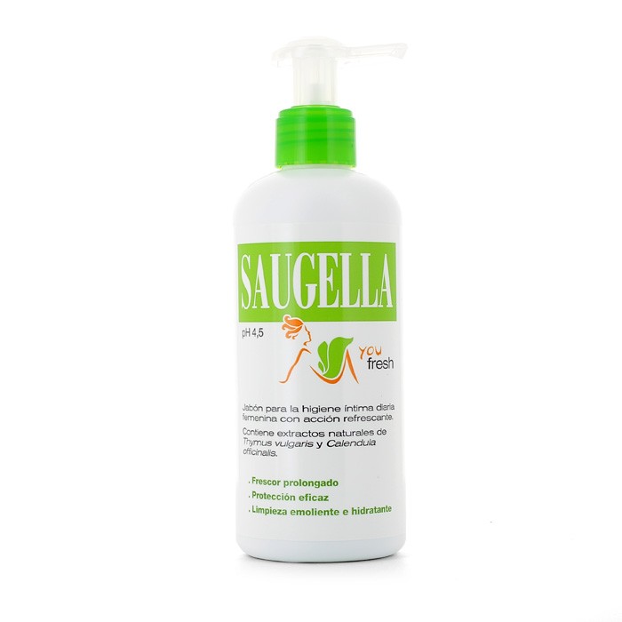 Saugella jabón íntimo femenino 200ml Imagen de Saugella jabón íntimo femenino 200ml