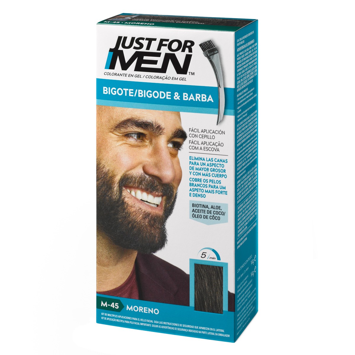 Just for men barba bigote moreno Imagen de Just for men barba bigote moreno