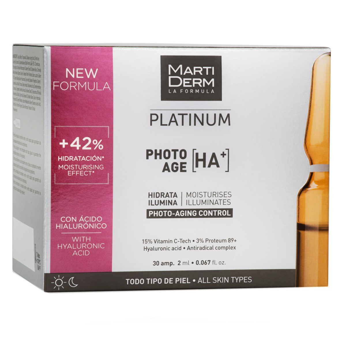 MartiDerm Platinum Photo-Age HA+ 30 ampollas Imagen de MartiDerm Platinum Photo-Age HA+ 30 ampollas