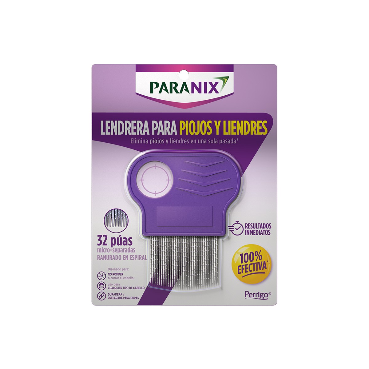 Paranix Lendera. Tratamiento de piojos y liendres. Imagen de Paranix Lendera. Tratamiento de piojos y liendres.