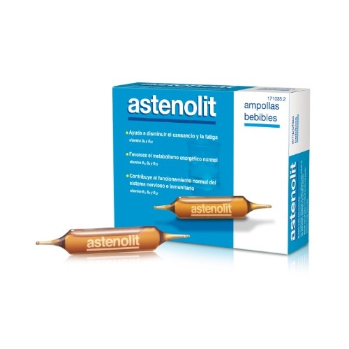 ASTENOLIT 12 AMPOLLAS BEBIBLES Imagen de ASTENOLIT 12 AMPOLLAS BEBIBLES