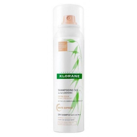 Klorane champú spray seco con avena 150ml Imagen de Klorane champú spray seco con avena 150ml