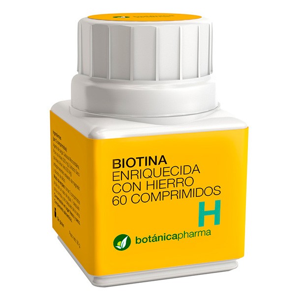 BotánicaPharma Biotina pura 60comp 600mg vith Imagen de BotánicaPharma Biotina pura 60comp 600mg vith