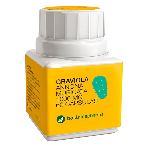 BotánicaPharma graviola 1000mg 60u Imagen de BotánicaPharma graviola 1000mg 60u