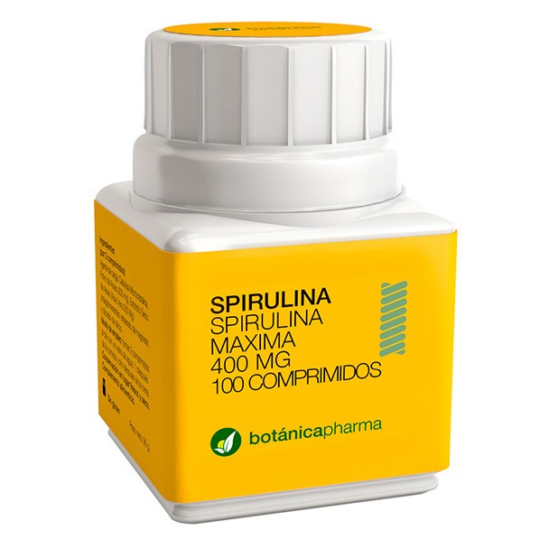 BotánicaPharma spirulina 400mg 100u Imagen de BotánicaPharma spirulina 400mg 100u