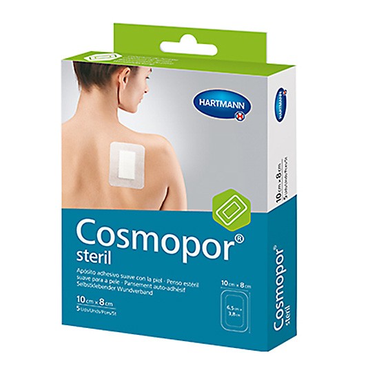 Cosmopor Estéril 10x8cm 5 apósitos Imagen de Cosmopor Estéril 10x8cm 5 apósitos
