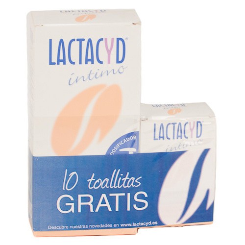 Lactacyd íntimo gel 400ml +10 toallitas Imagen de Lactacyd íntimo gel 400ml +10 toallitas