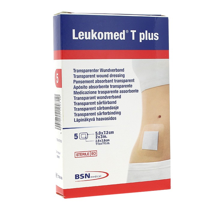 Leukomed t plus aposito 5 cm x 7,2 cm Imagen de Leukomed t plus aposito 5 cm x 7,2 cm