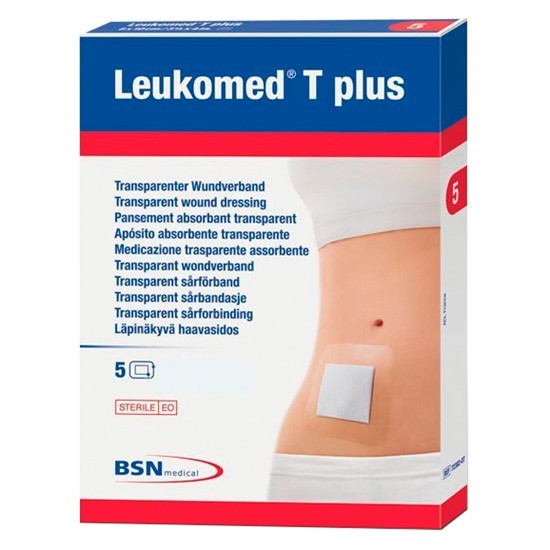 Leukomed t plus aposito 8 cm x 15 cm 5 uds Imagen de Leukomed t plus aposito 8 cm x 15 cm 5 uds