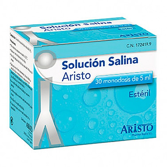 Aristo solucion salina 30 monodosis x 5ml Imagen de Aristo solucion salina 30 monodosis x 5ml