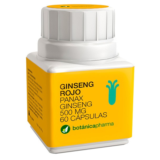 BotánicaPharma ginseng rojo 500mg 60u Imagen de BotánicaPharma ginseng rojo 500mg 60u