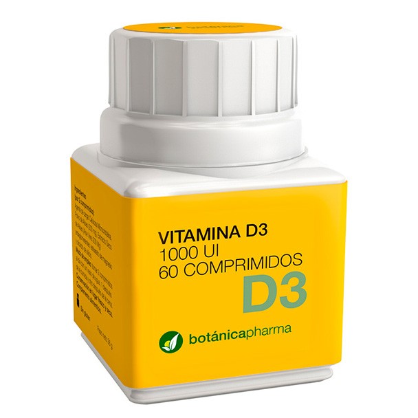 BotánicaPharma vitamina d3 1000 ui 60u Imagen de BotánicaPharma vitamina d3 1000 ui 60u