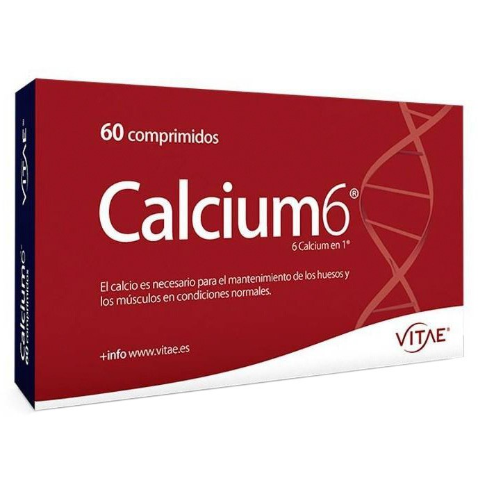 Vitae calcium6 60 comprimidos Imagen de Vitae calcium6 60 comprimidos