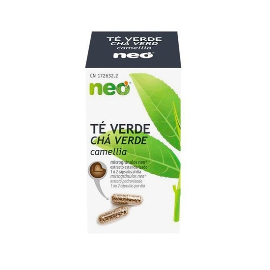 Neovital té verde microgranulos 45 cápsulas Imagen de Neovital té verde microgranulos 45 cápsulas