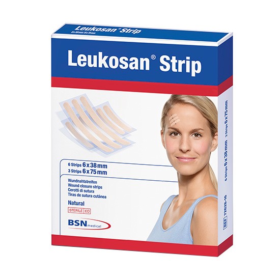 Leukosan strip nat 6 x 38 mm 6 x 75mm 2 uds Imagen de Leukosan strip nat 6 x 38 mm 6 x 75mm 2 uds