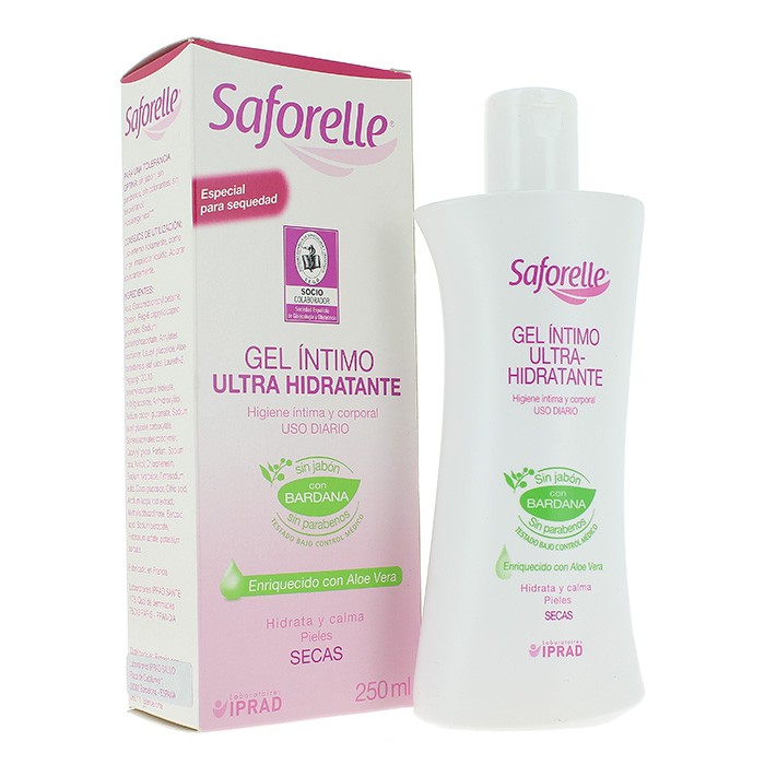 Saforelle gel íntimo ultrahidratante 250ml Imagen de Saforelle gel íntimo ultrahidratante 250ml