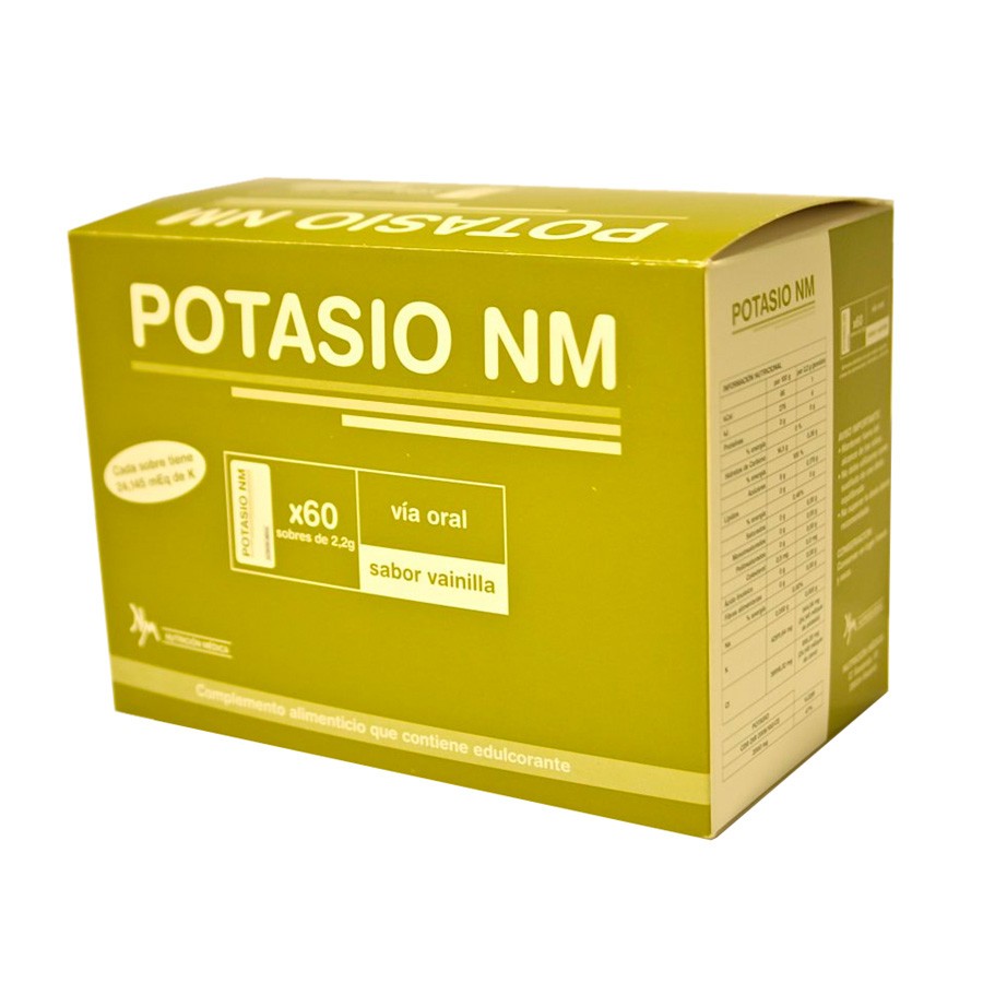 Nutrición Médica Potasio nm 60 sobres x 2,2g Imagen de Nutrición Médica Potasio nm 60 sobres x 2,2g