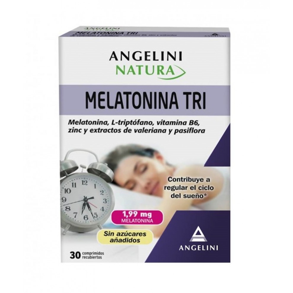 Natura Essenziale Melatonina triptófano tri 30 comprimidos Imagen de Natura Essenziale Melatonina triptófano tri 30 comprimidos