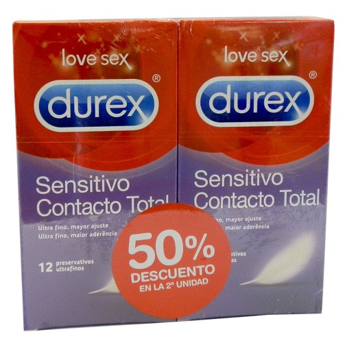 PRESERVA.DUREX DUPLO CONT TOTAL 12 UND Imagen de PRESERVA.DUREX DUPLO CONT TOTAL 12 UND