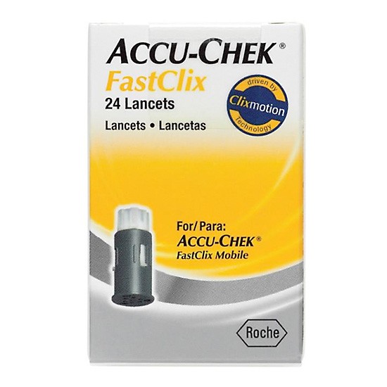 ACCU-CHEK FASTCLIX 24 LANCETAS ROCHE Imagen de ACCU-CHEK FASTCLIX 24 LANCETAS ROCHE