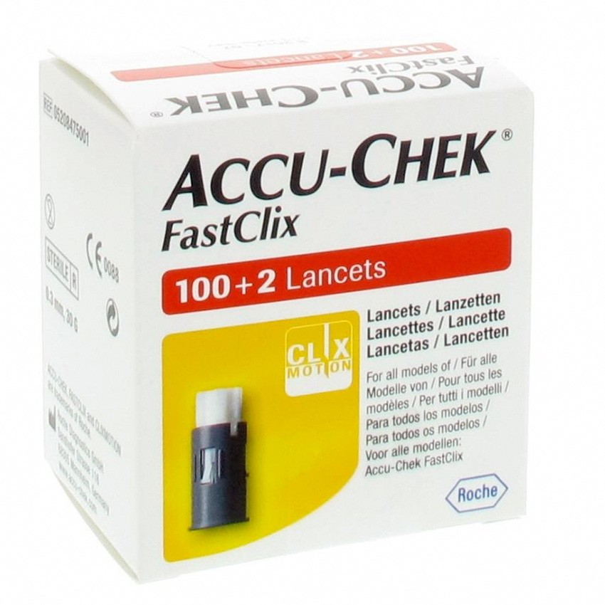 Roche Accu-chek fastclix 102 lancetas Imagen de Roche Accu-chek fastclix 102 lancetas