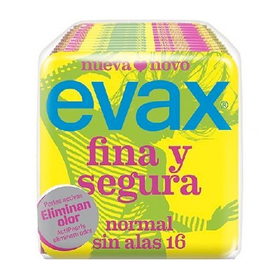 Evax compresas fina y segura normal 16 und Imagen de Evax compresas fina y segura normal 16 und