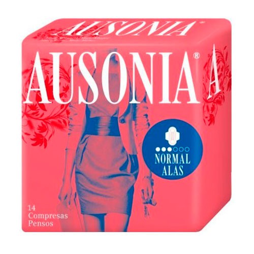 Ausonia compresas normal alas 14 Imagen de Ausonia compresas normal alas 14