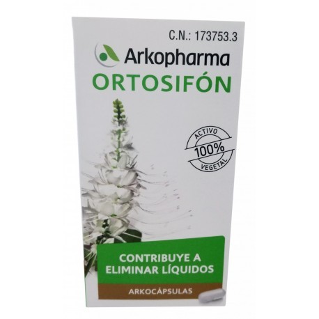 Arkopharma Arkocápsulas Ortosifón eliminador de líquidos 45 cápsulas Imagen de Arkopharma Arkocápsulas Ortosifón eliminador de líquidos 45 cápsulas