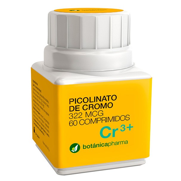 BotánicaPharma picolinato cromo 322mg 60u Imagen de BotánicaPharma picolinato cromo 322mg 60u