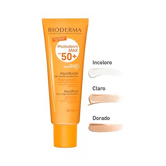 Bioderma Photoderm max 50+ aquafluido claro 40ml Imagen de Bioderma Photoderm max 50+ aquafluido claro 40ml